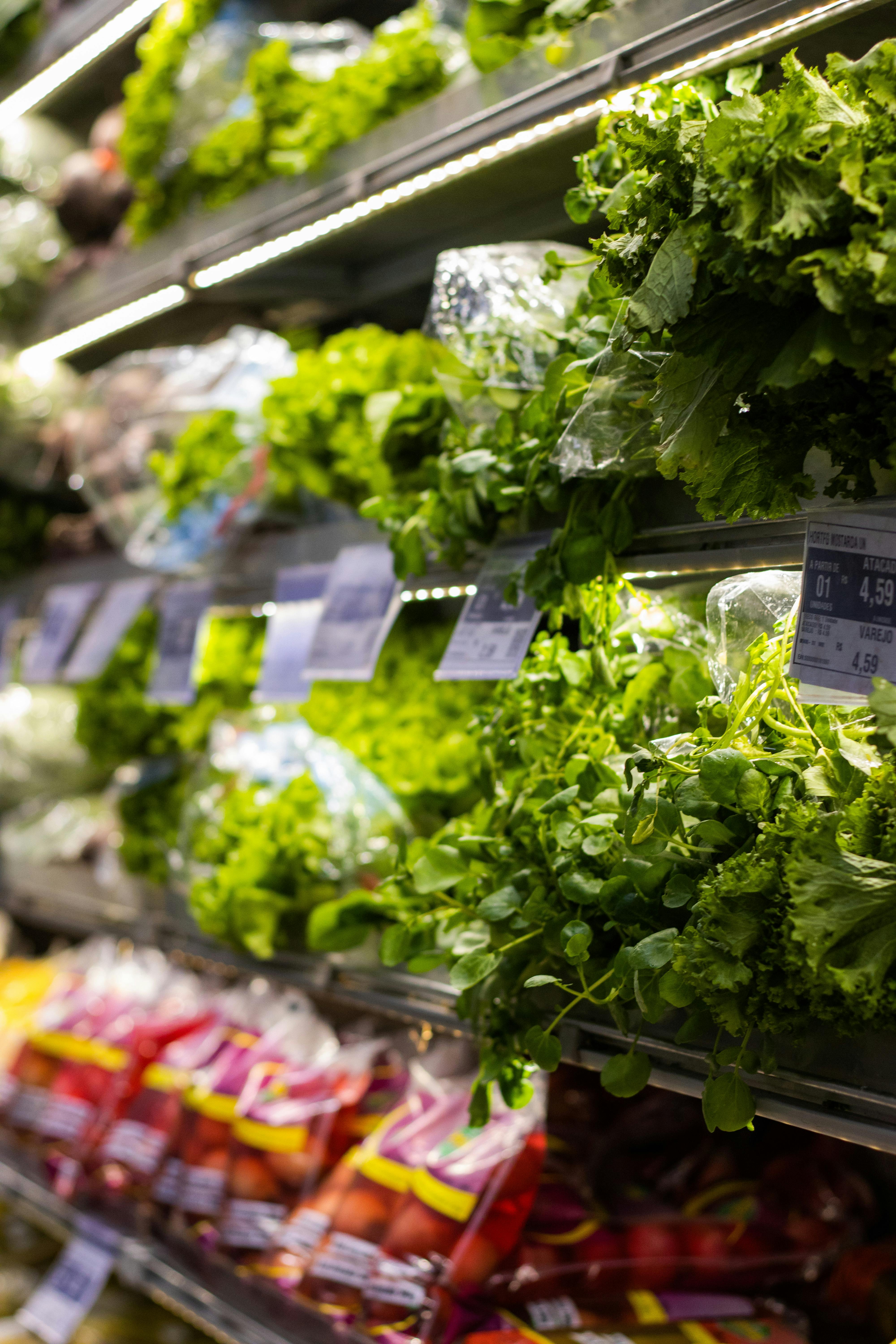 Fresh produce display